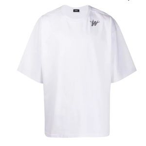 WE11DONE over-sized logo-print t shirt